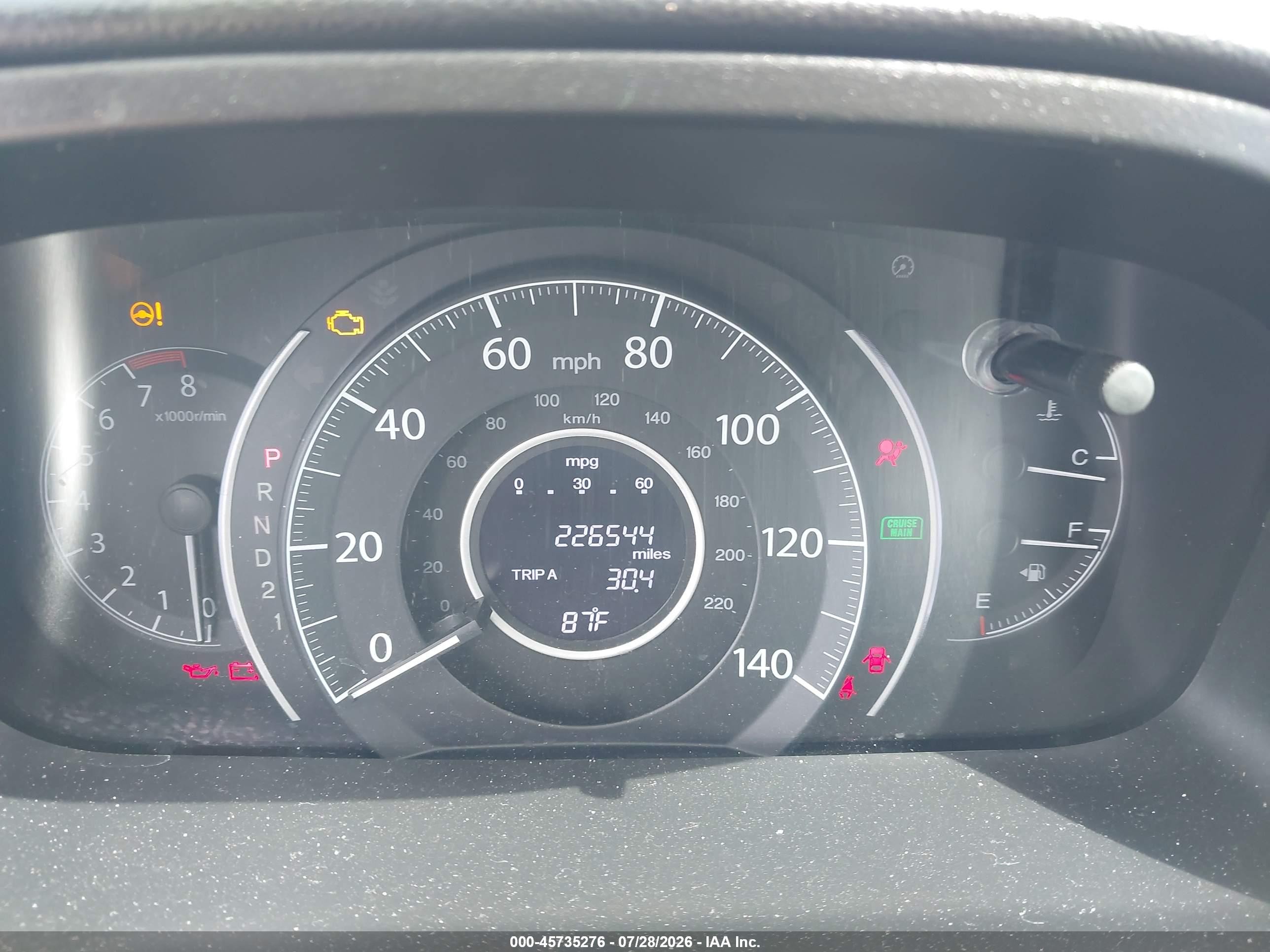 2014 Honda Cr-v Ex-l White vin: 5J6RM3H75EL025278