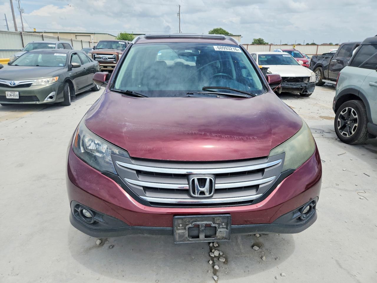 2014 Honda Cr-v Exl Maroon vin: 5J6RM3H75EL036426
