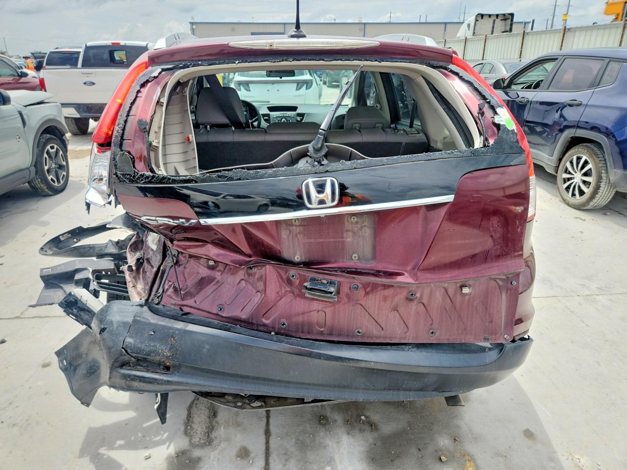 2014 Honda Cr-v Exl Maroon vin: 5J6RM3H75EL036426