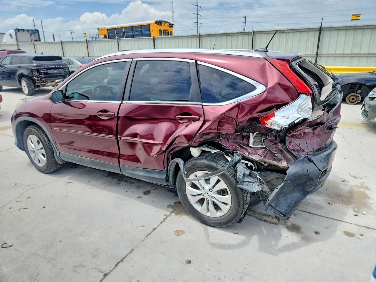 2014 Honda Cr-v Exl Maroon vin: 5J6RM3H75EL036426