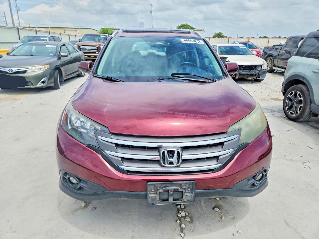 2014 Honda Cr-v Exl Maroon vin: 5J6RM3H75EL036426