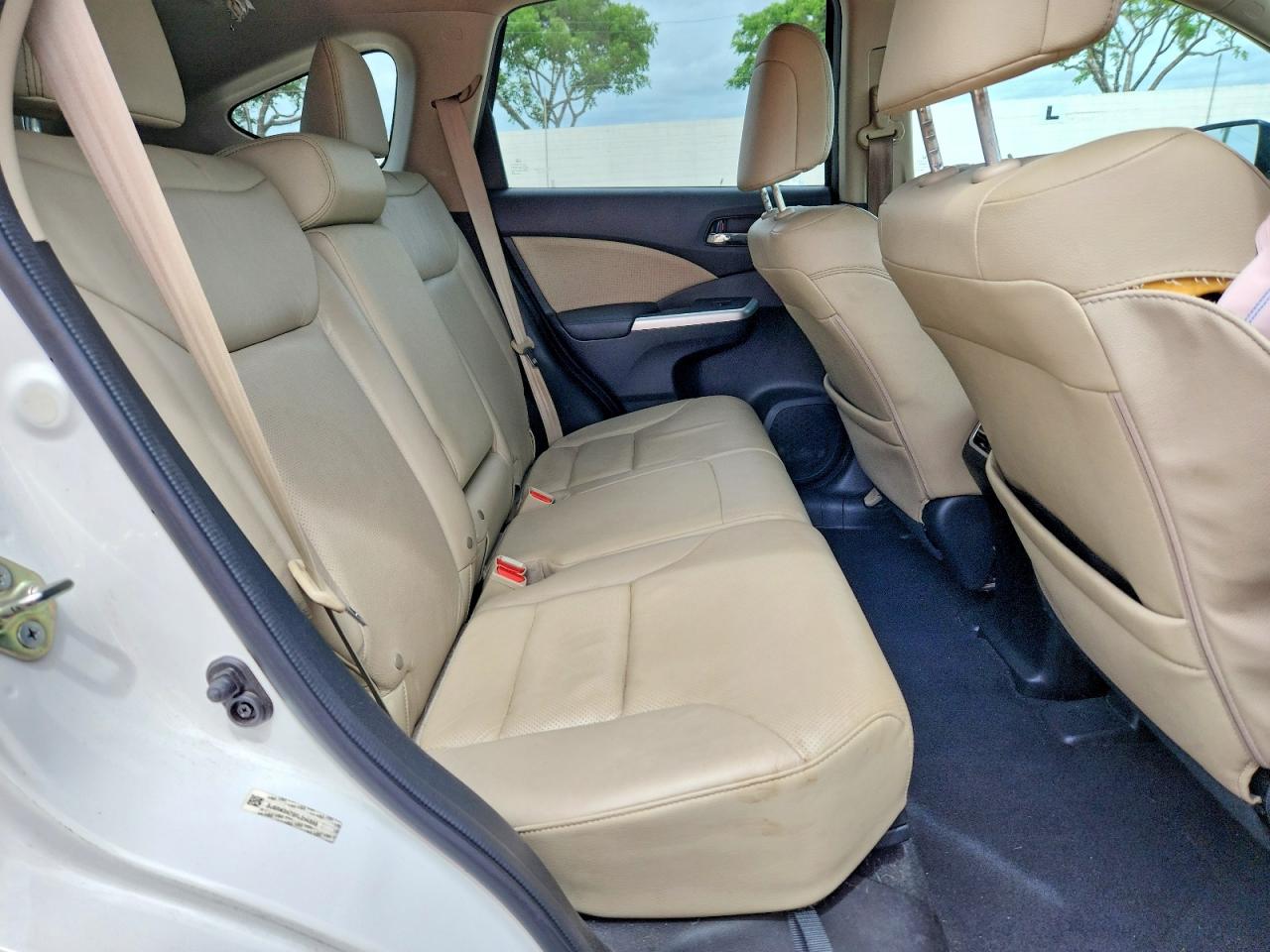 2015 Honda Cr-v Exl White vin: 5J6RM3H75FL014895