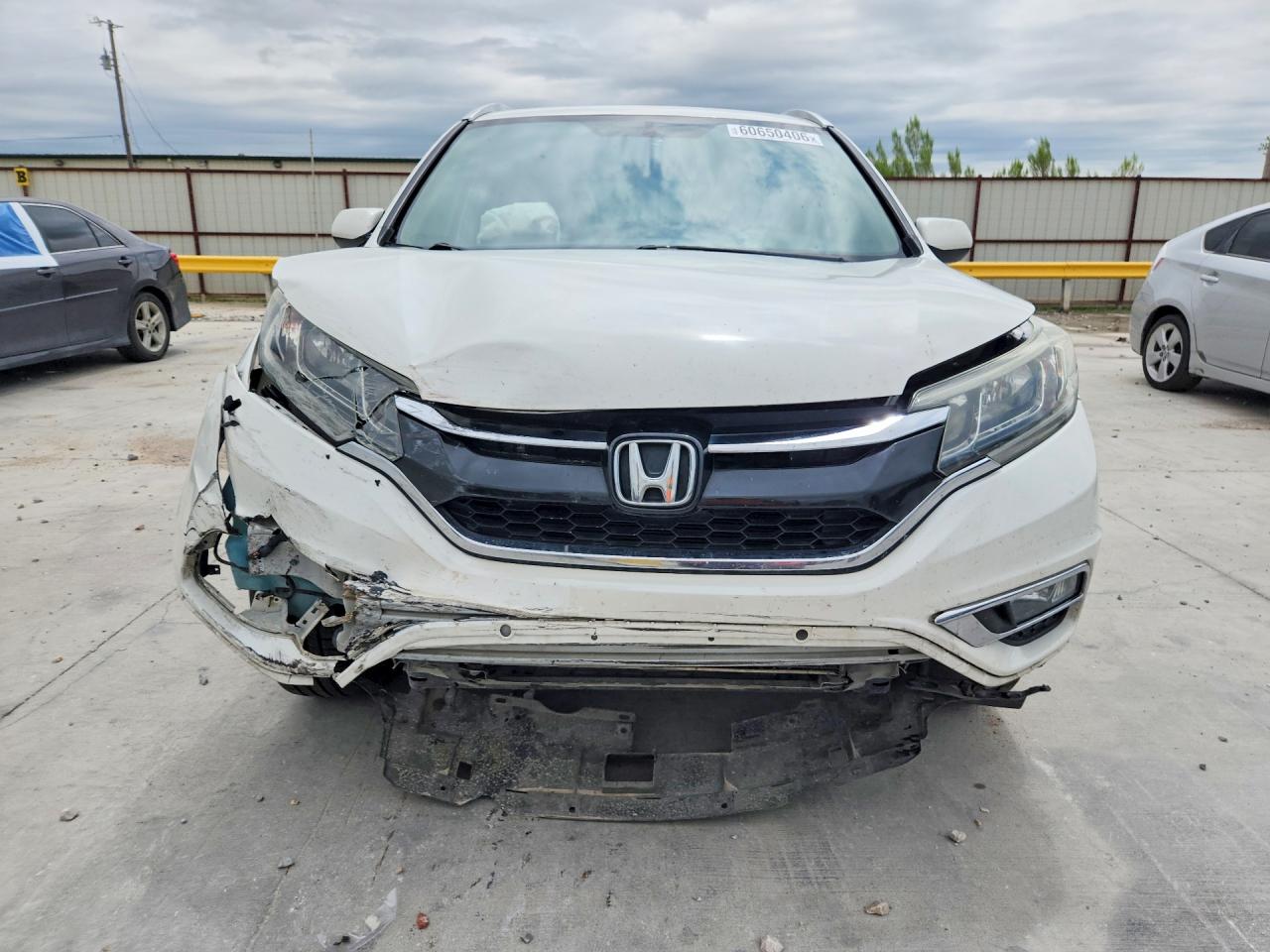 2015 Honda Cr-v Exl White vin: 5J6RM3H75FL015383