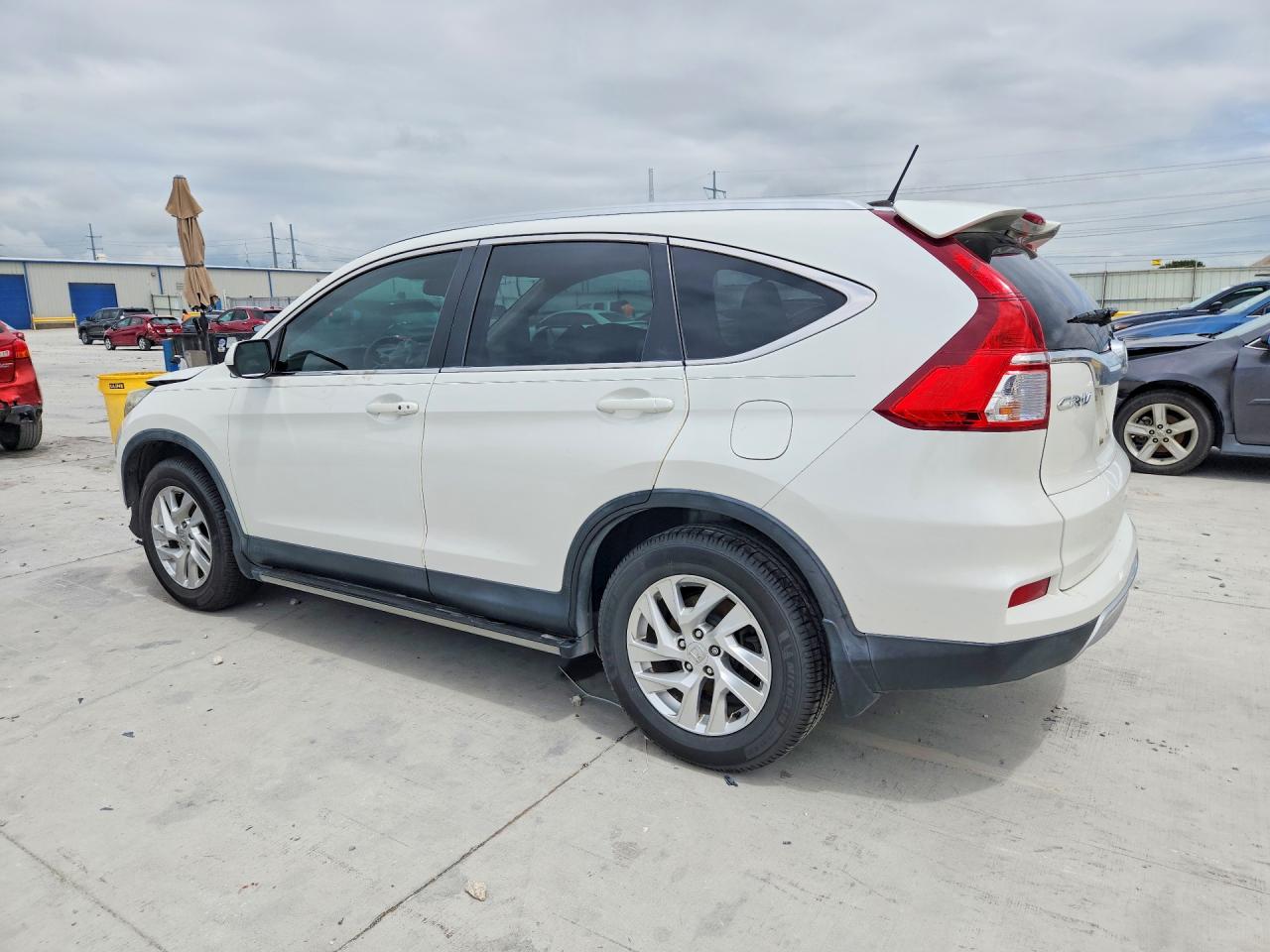 2015 Honda Cr-v Exl White vin: 5J6RM3H75FL015383