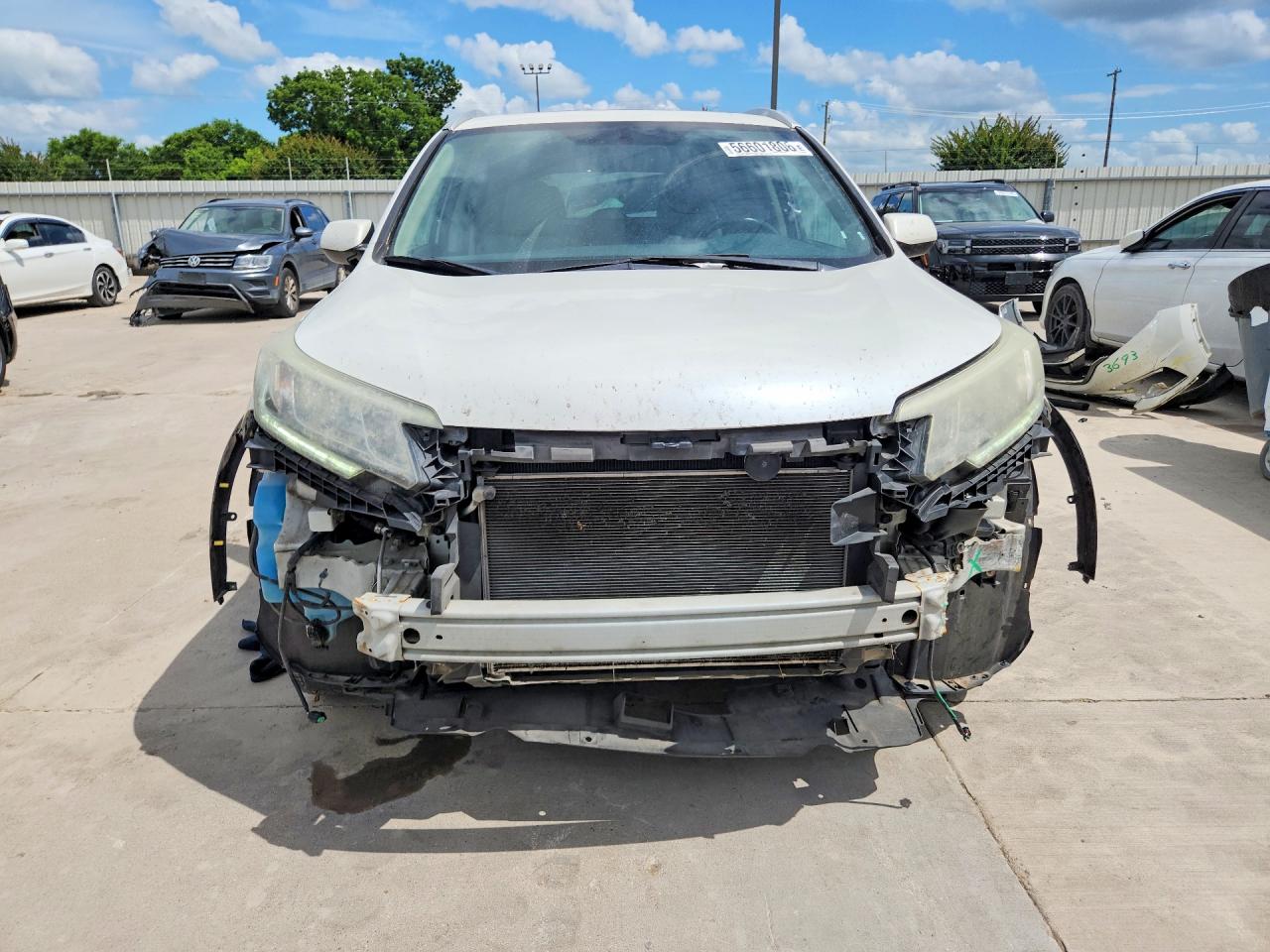 2015 Honda Cr-v Exl White vin: 5J6RM3H75FL023693