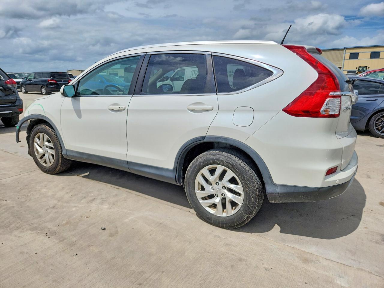 2015 Honda Cr-v Exl White vin: 5J6RM3H75FL023693