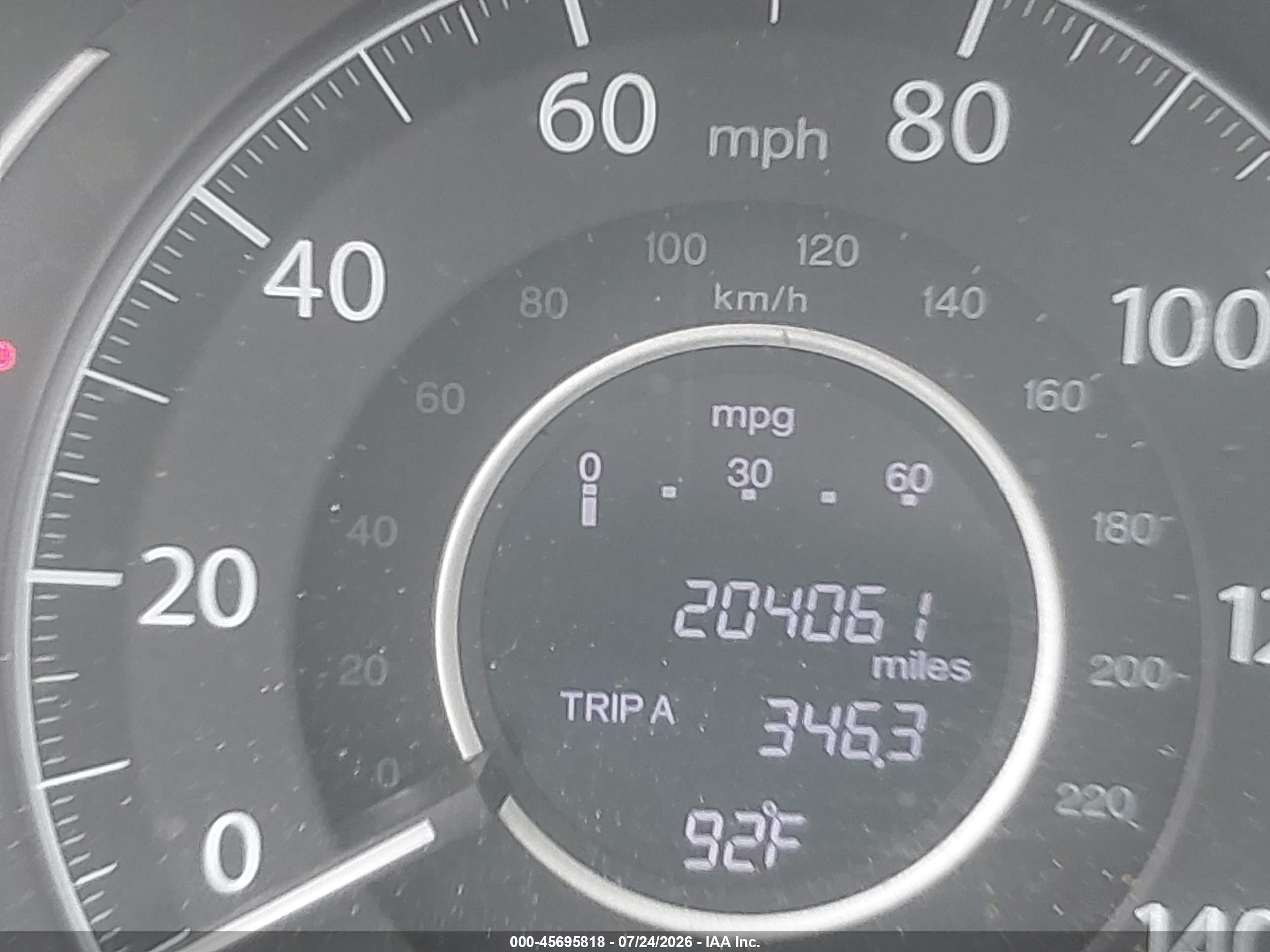 2012 Honda Cr-v Ex-l Gray vin: 5J6RM3H76CL000810
