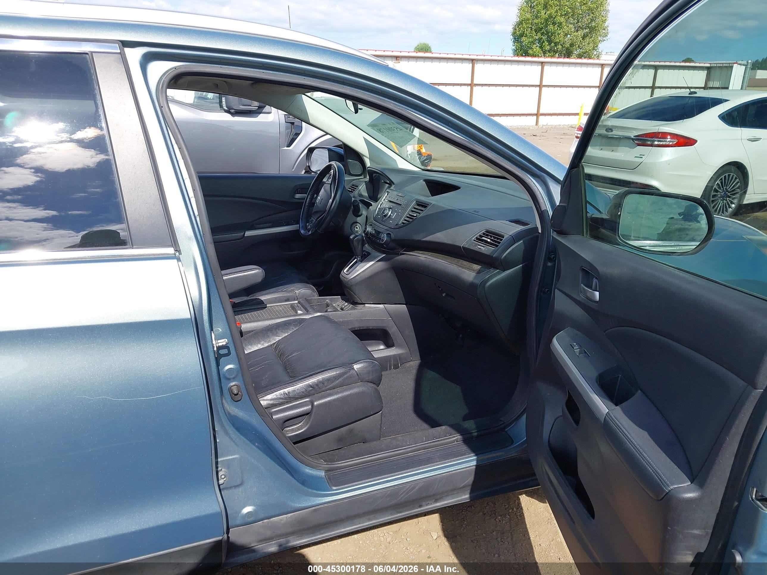 2012 Honda Cr-v Ex-l Зеленый vin: 5J6RM3H76CL007935