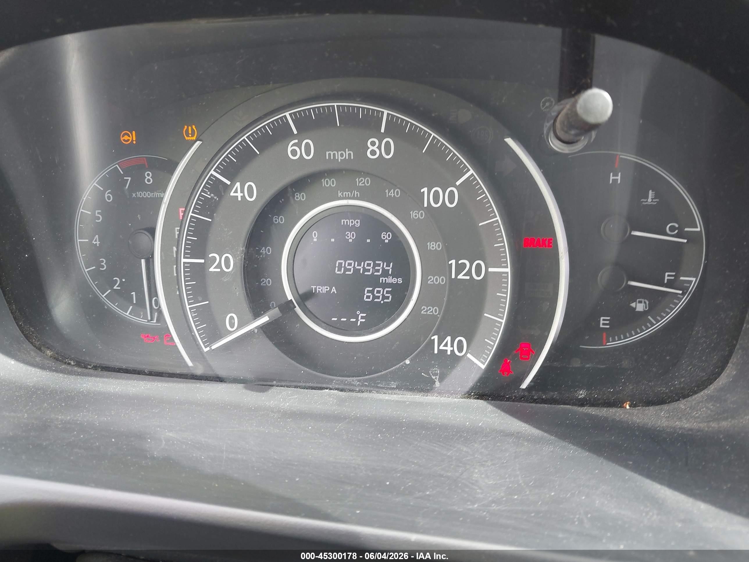 2012 Honda Cr-v Ex-l Зеленый vin: 5J6RM3H76CL007935