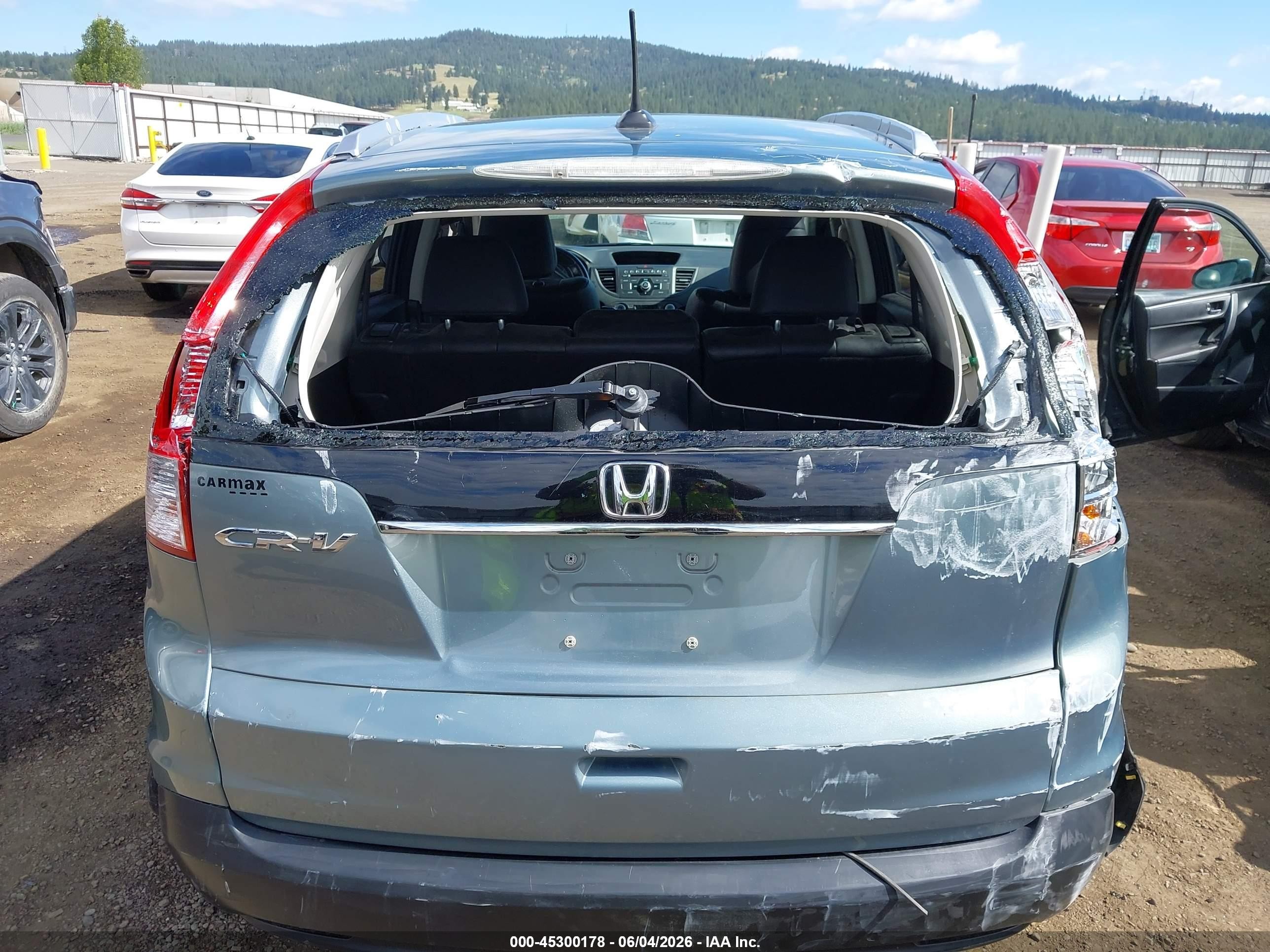 2012 Honda Cr-v Ex-l Зеленый vin: 5J6RM3H76CL007935