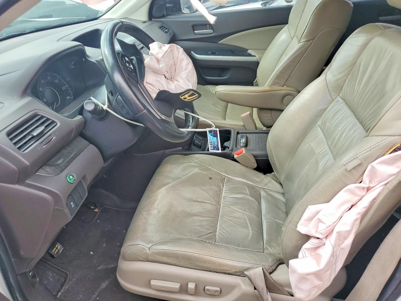 2012 Honda Cr-v Exl White vin: 5J6RM3H76CL019860