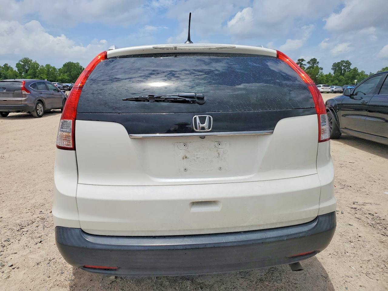 2012 Honda Cr-v Exl White vin: 5J6RM3H76CL019860