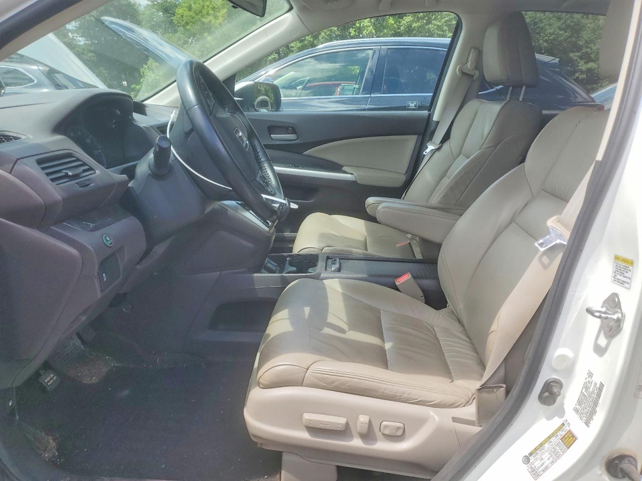 2012 Honda Cr-v Exl White vin: 5J6RM3H76CL033936