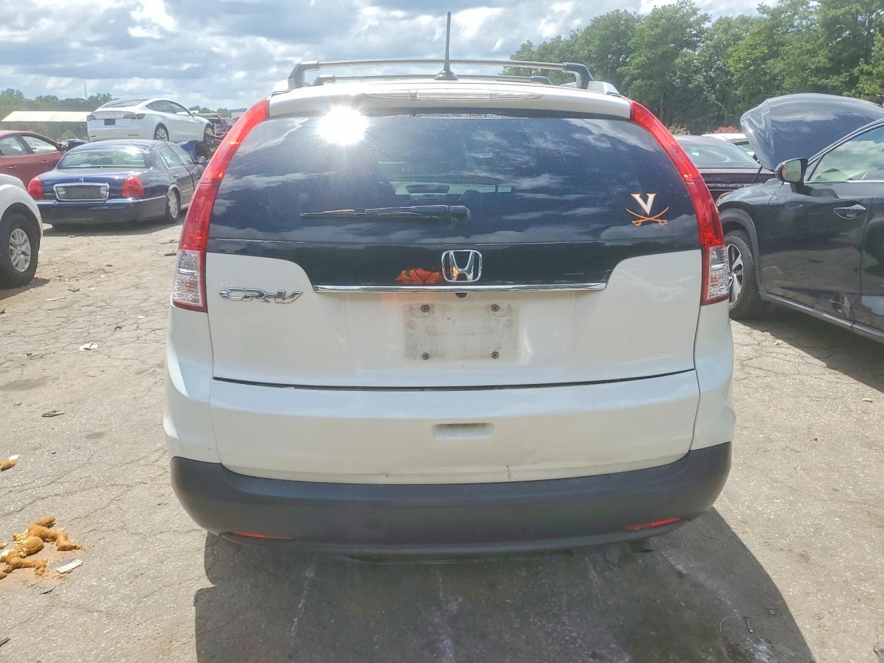 2012 Honda Cr-v Exl White vin: 5J6RM3H76CL033936