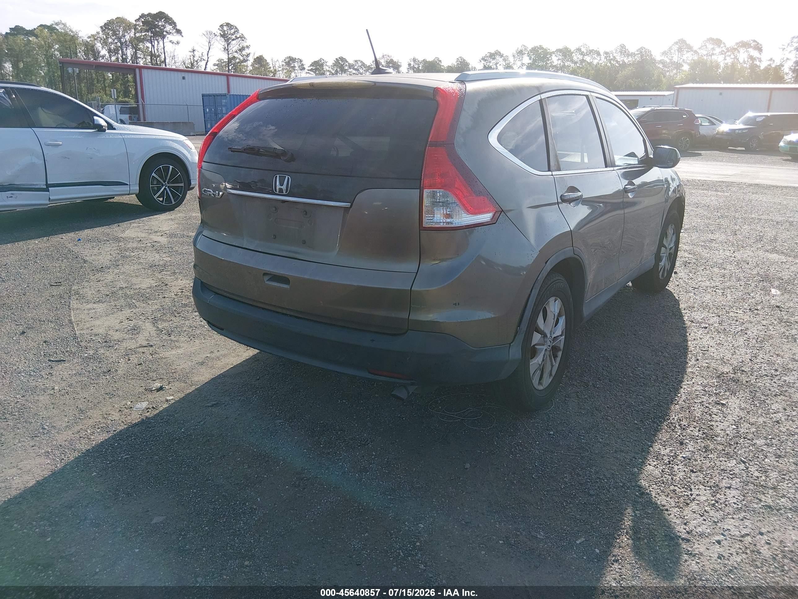 2013 Honda Cr-v Ex-l Серый vin: 5J6RM3H76DL006981