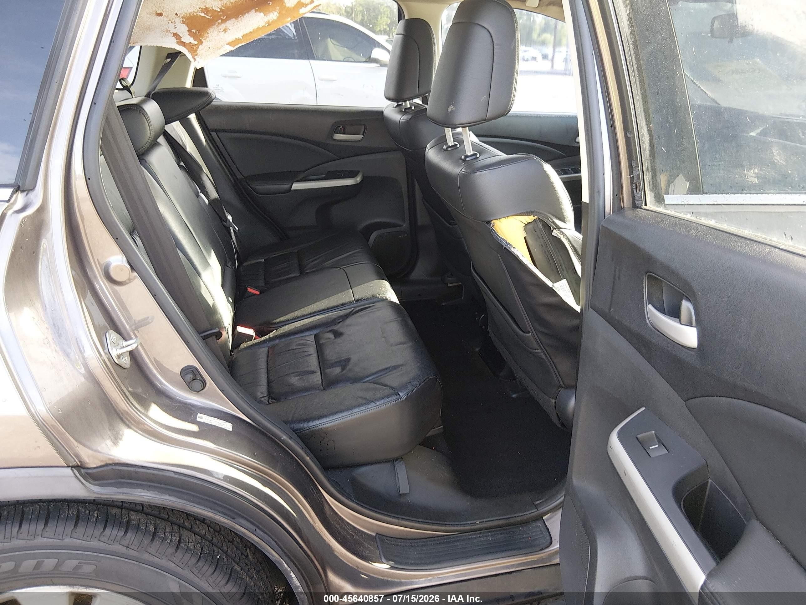 2013 Honda Cr-v Ex-l Серый vin: 5J6RM3H76DL006981