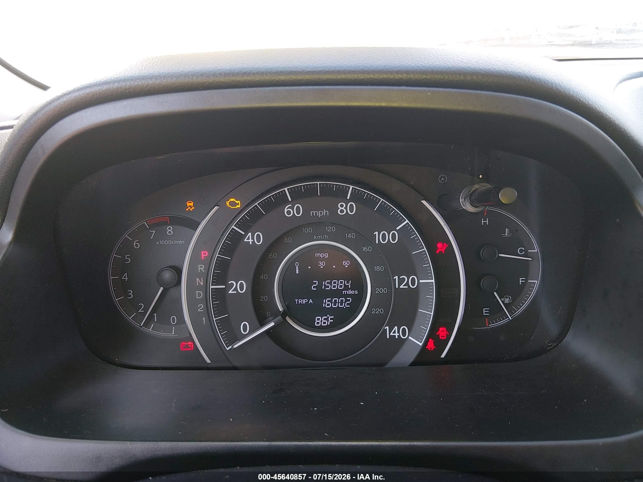 2013 Honda Cr-v Ex-l Серый vin: 5J6RM3H76DL006981