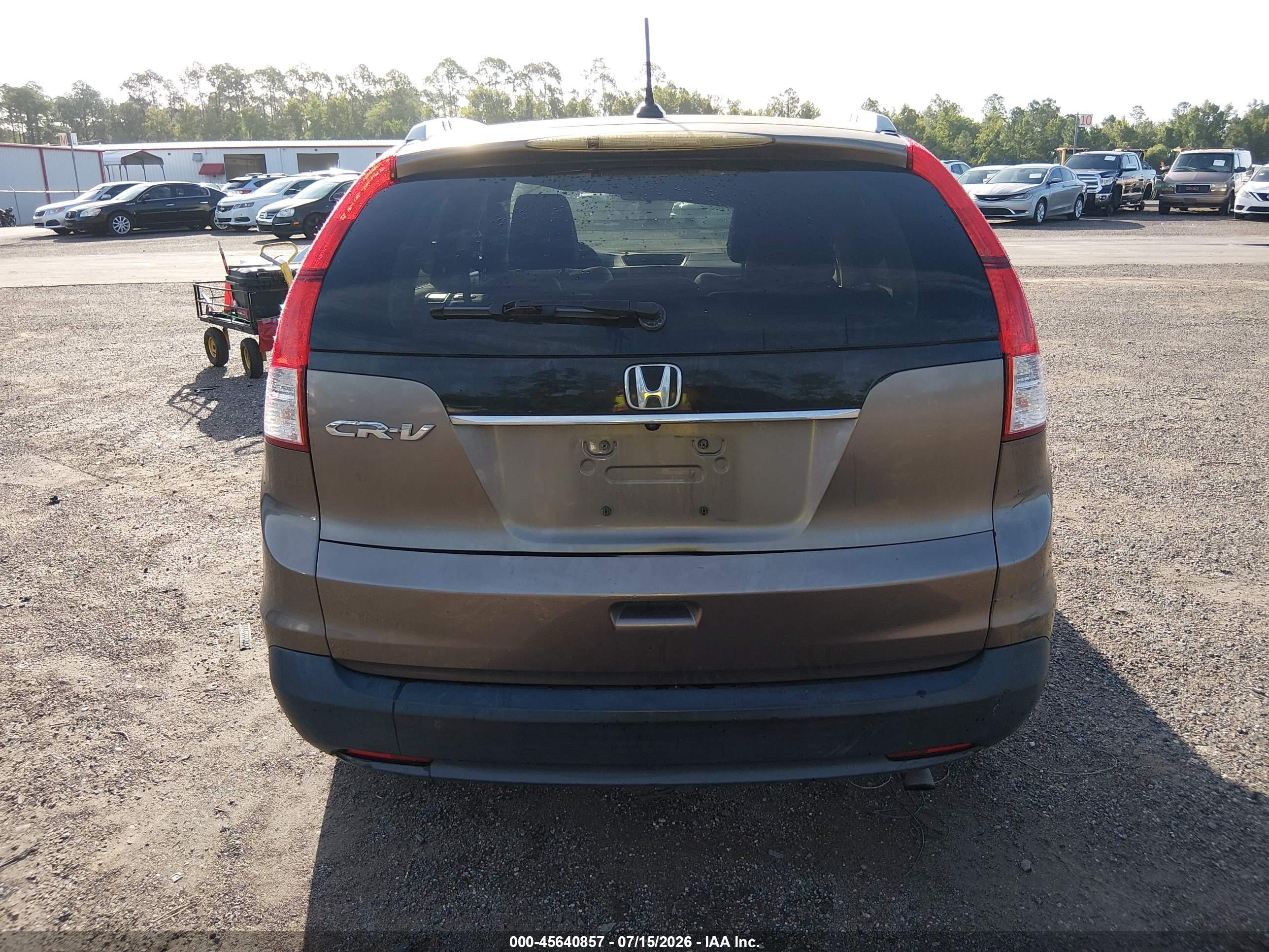 2013 Honda Cr-v Ex-l Серый vin: 5J6RM3H76DL006981