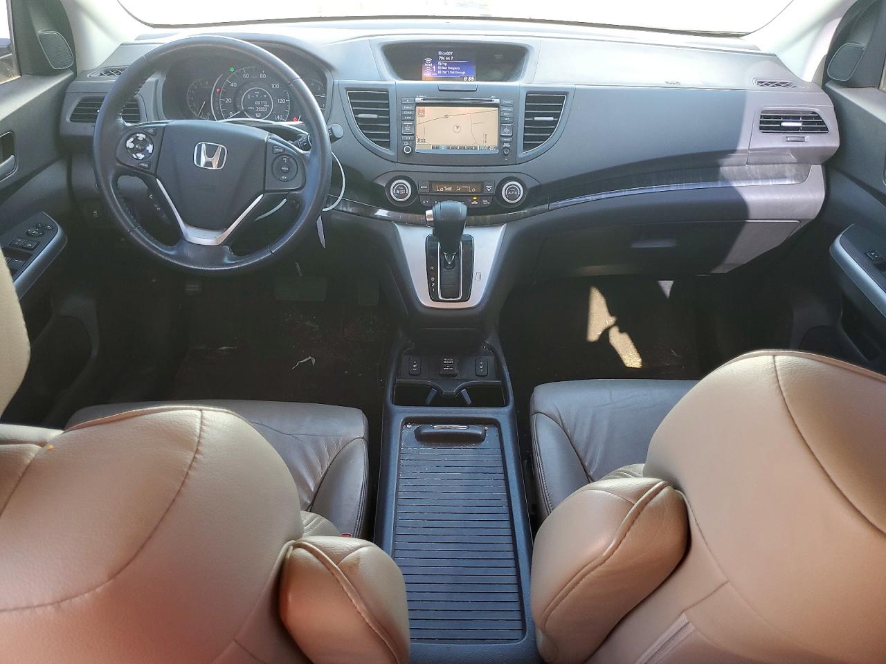 2013 Honda Cr-v Exl White vin: 5J6RM3H76DL015163