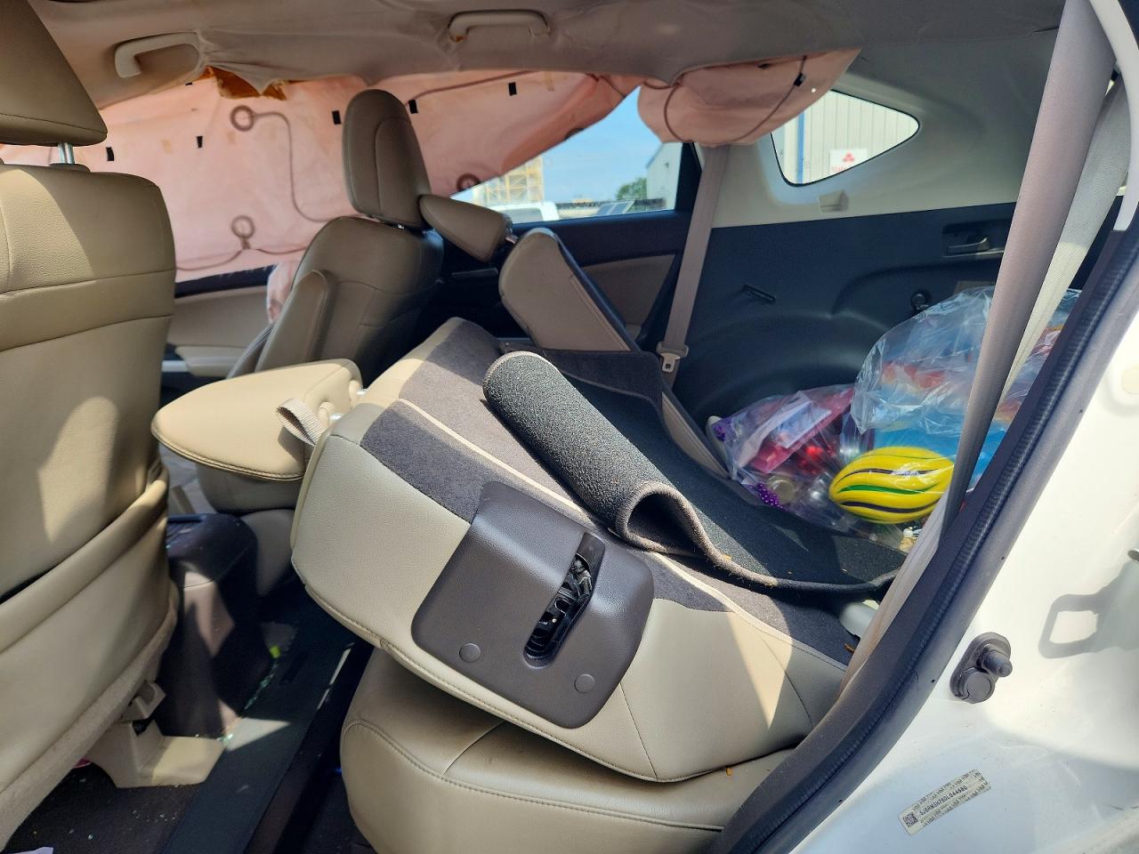 2013 Honda Cr-v Exl White vin: 5J6RM3H76DL044680