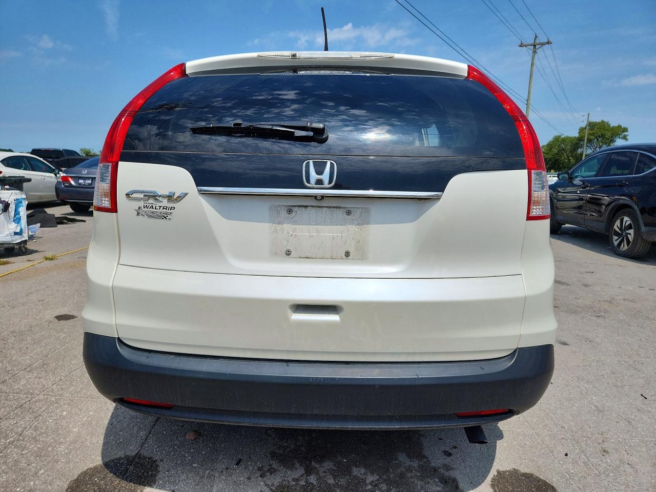2013 Honda Cr-v Exl White vin: 5J6RM3H76DL048597