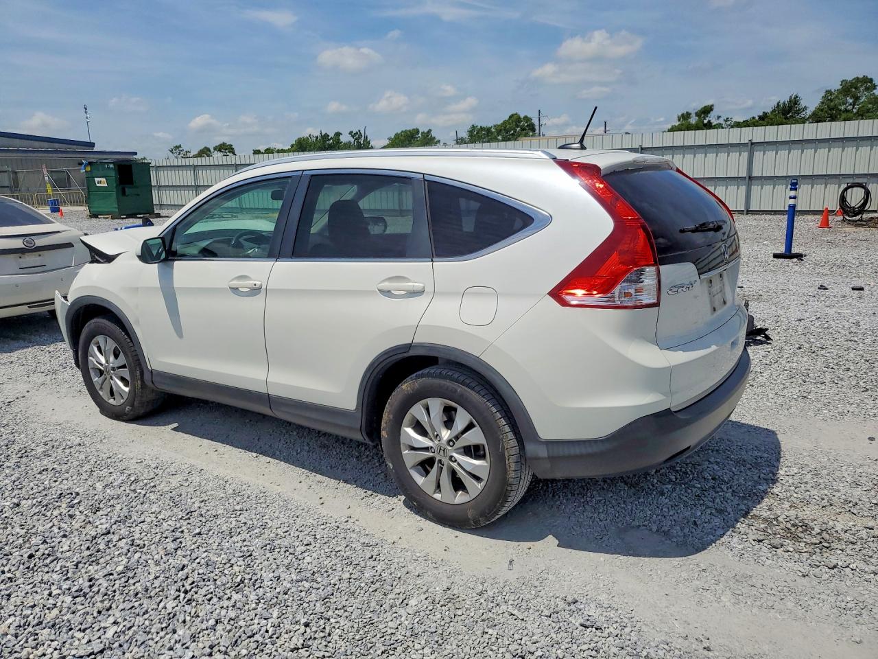 2014 Honda Cr-v Exl White vin: 5J6RM3H76EL031476