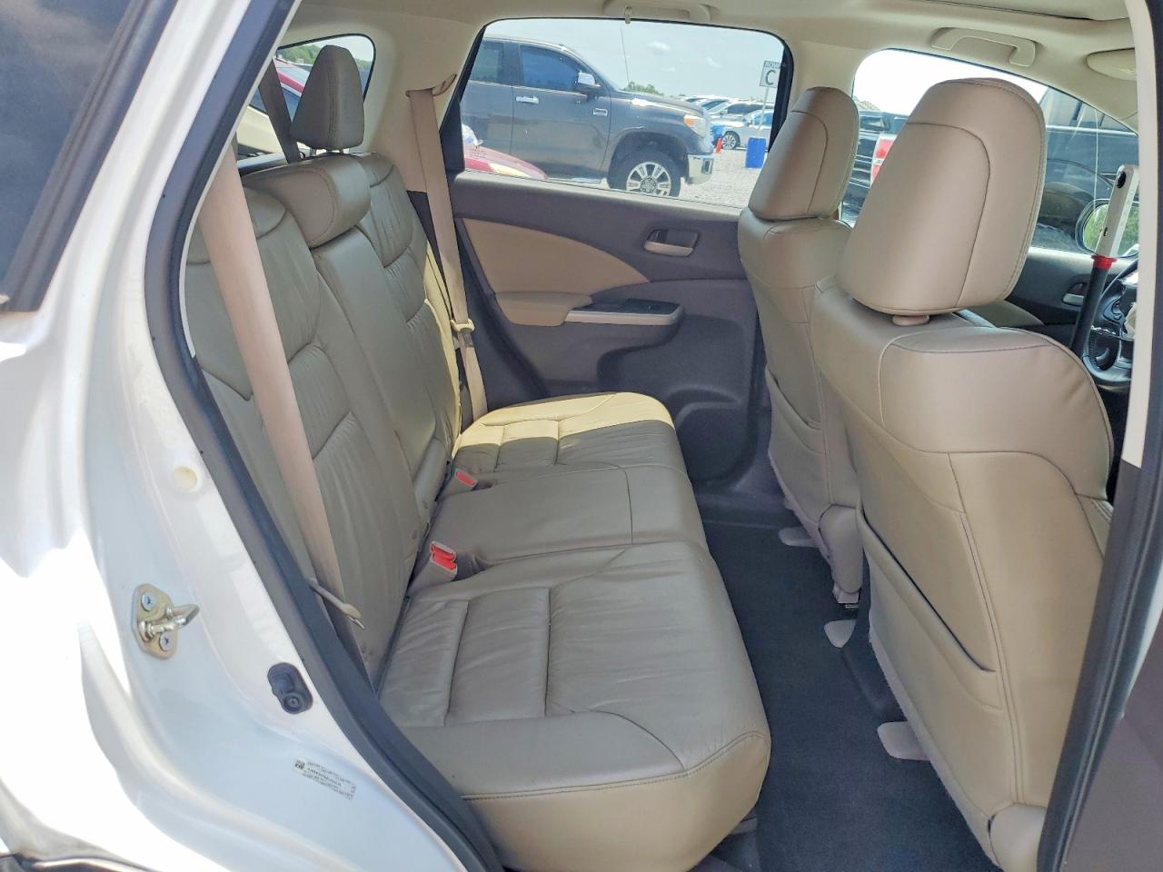 2014 Honda Cr-v Exl White vin: 5J6RM3H76EL031476