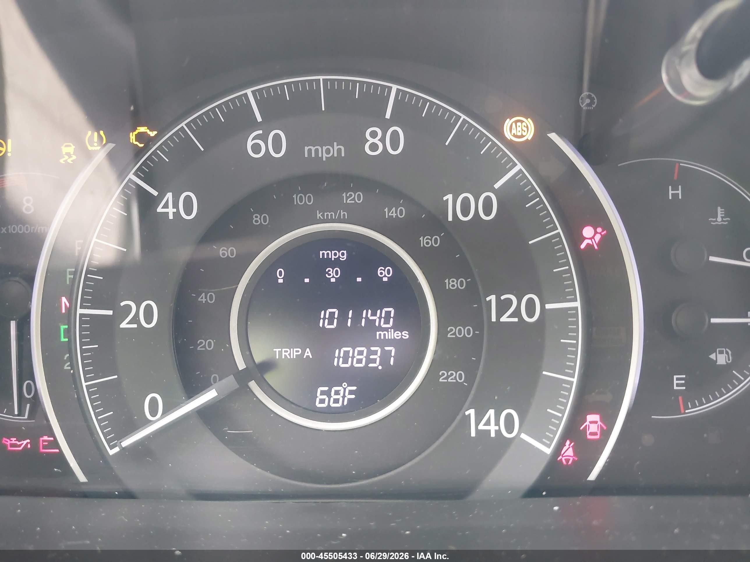2014 Honda Cr-v Ex-l White vin: 5J6RM3H76EL036662
