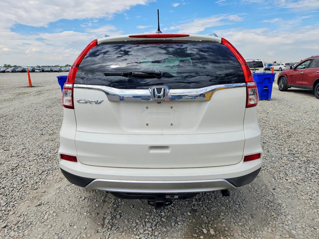 2015 Honda Cr-v Exl White vin: 5J6RM3H76FL022567