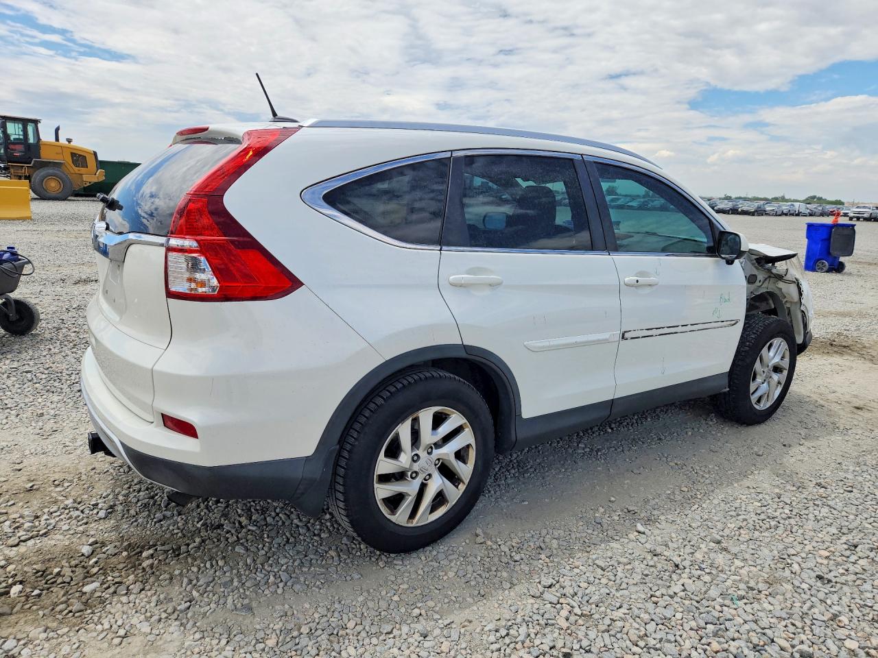 2015 Honda Cr-v Exl White vin: 5J6RM3H76FL022567