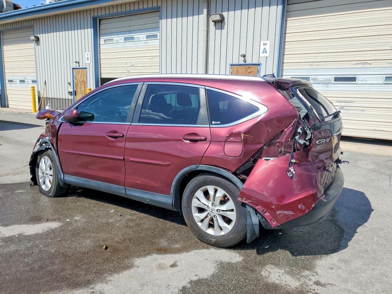 2012 Honda Cr-v Exl Burgundy vin: 5J6RM3H77CL003411