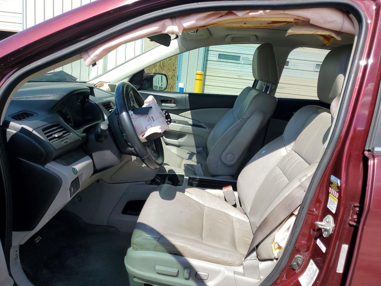 2012 Honda Cr-v Exl Burgundy vin: 5J6RM3H77CL003411