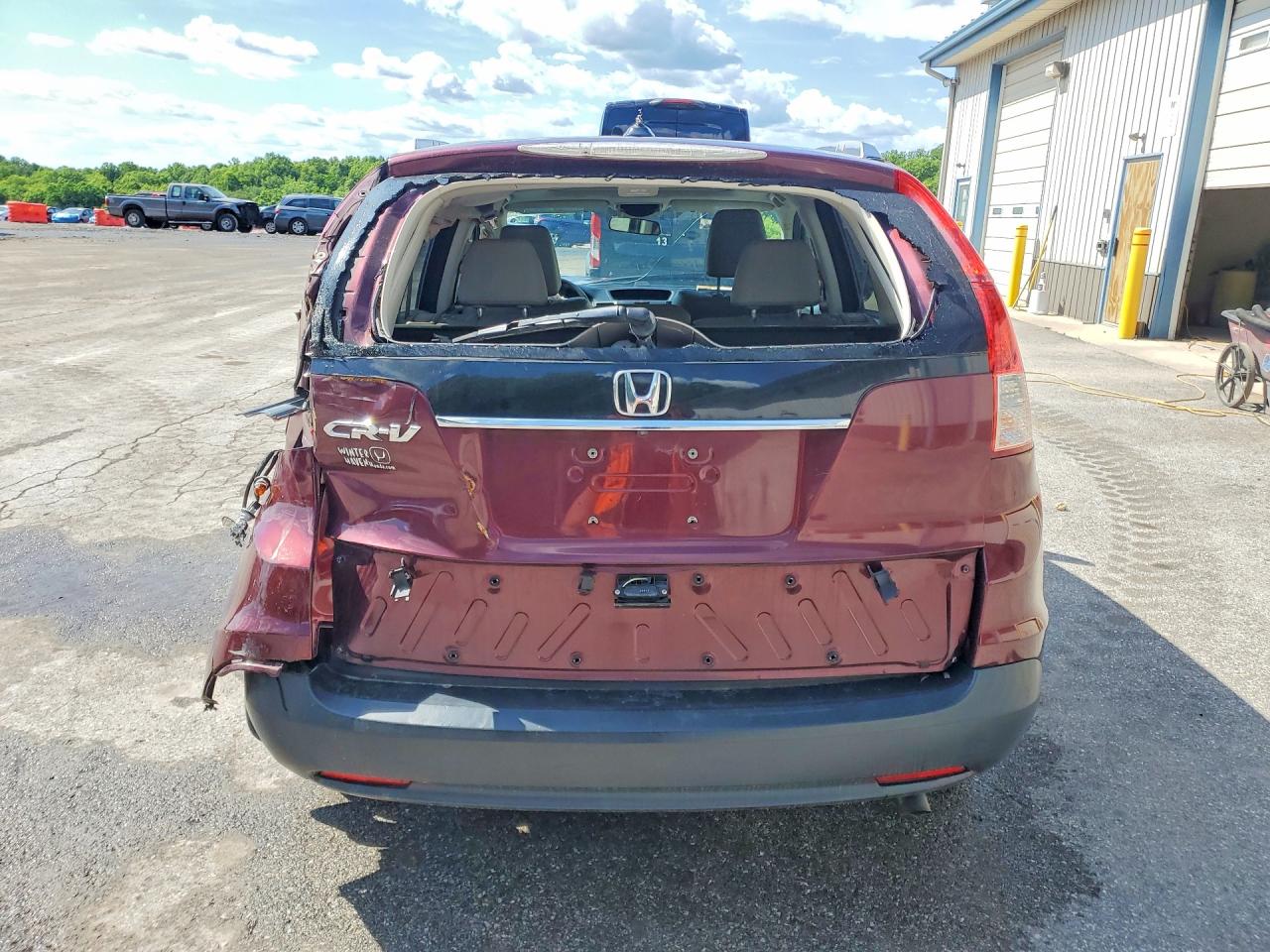 2012 Honda Cr-v Exl Burgundy vin: 5J6RM3H77CL003411