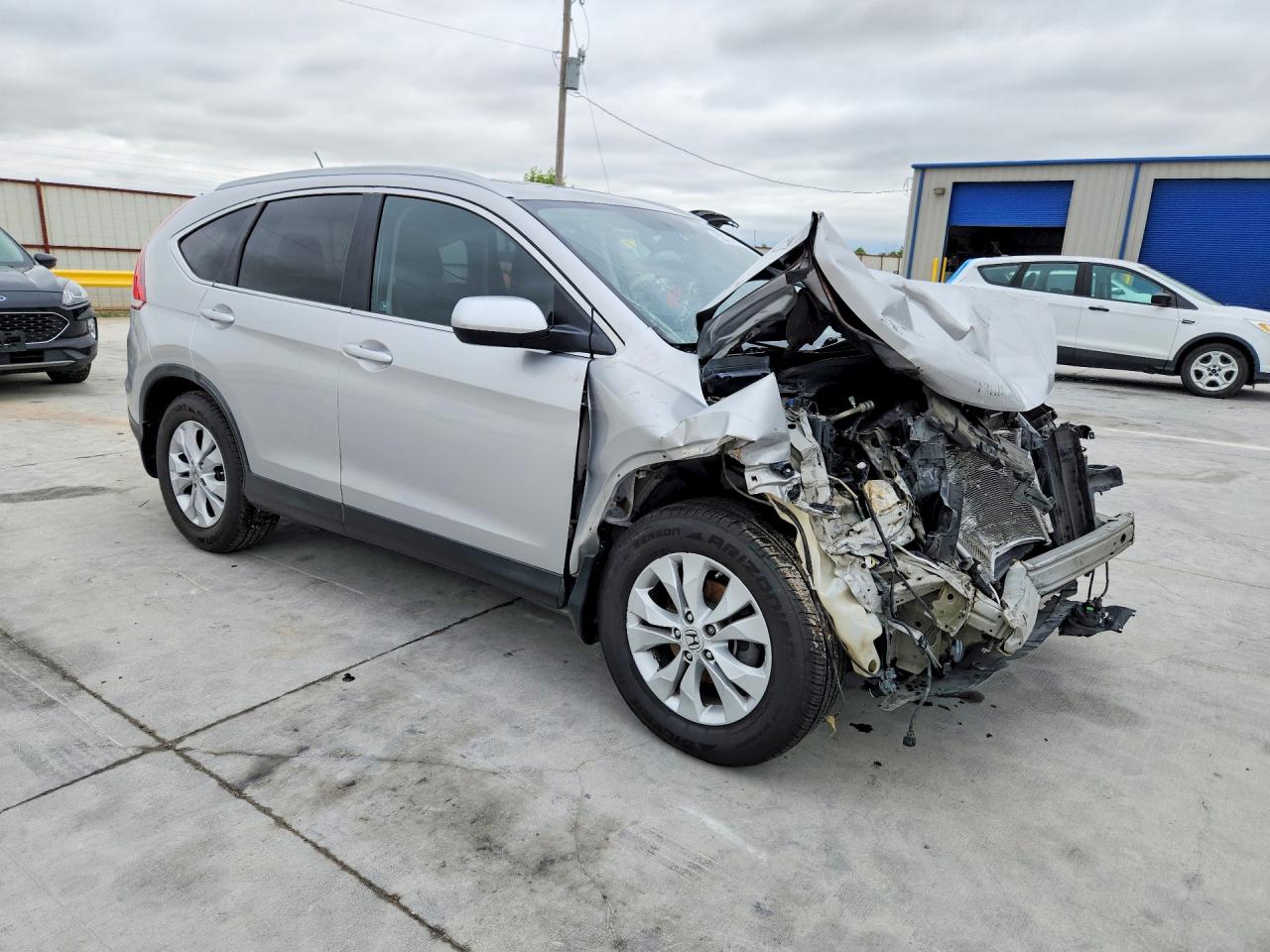 2012 Honda Cr-v Exl Silver vin: 5J6RM3H77CL010262