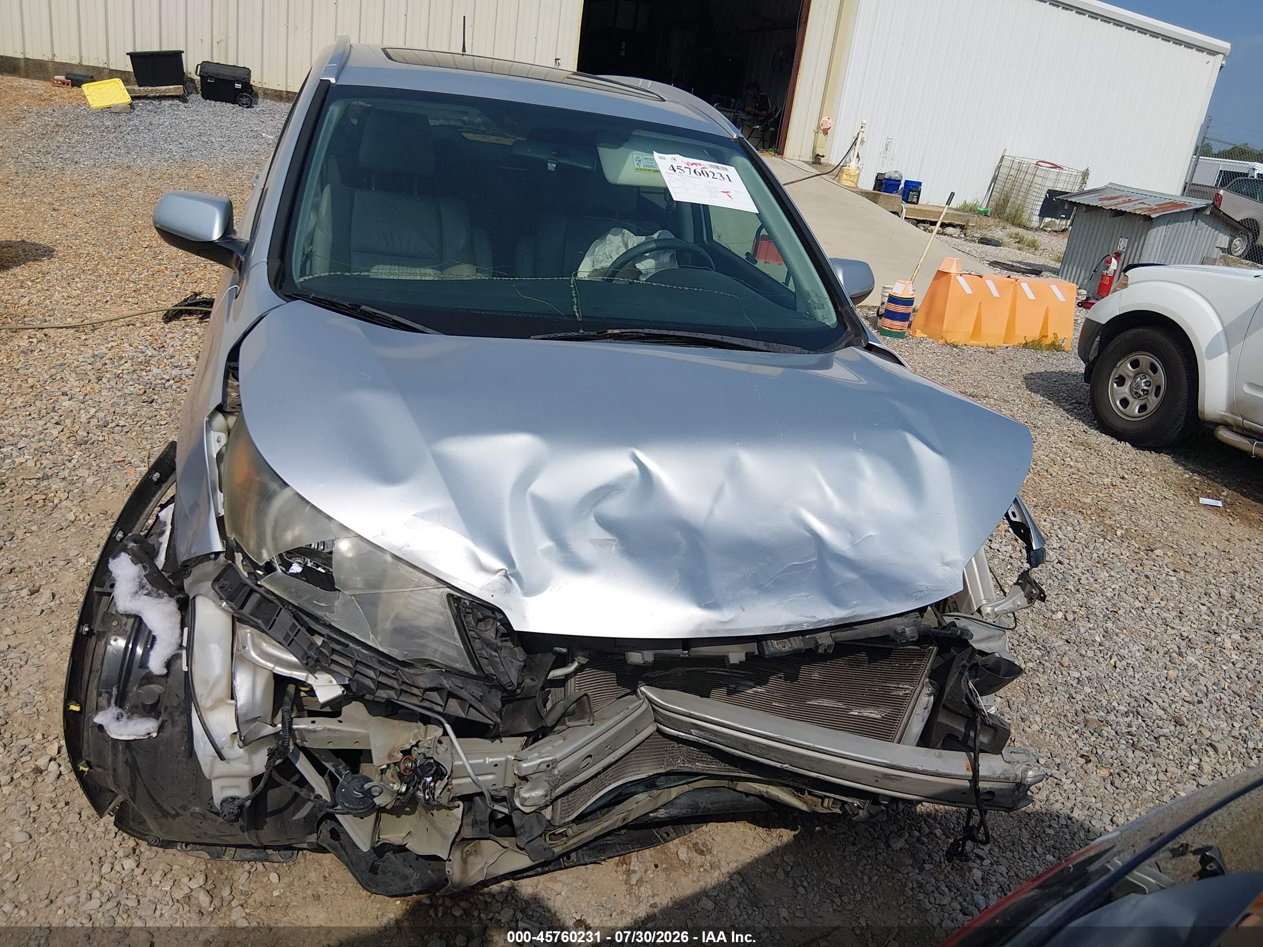 2012 Honda Cr-v Ex-l Серый vin: 5J6RM3H77CL028213