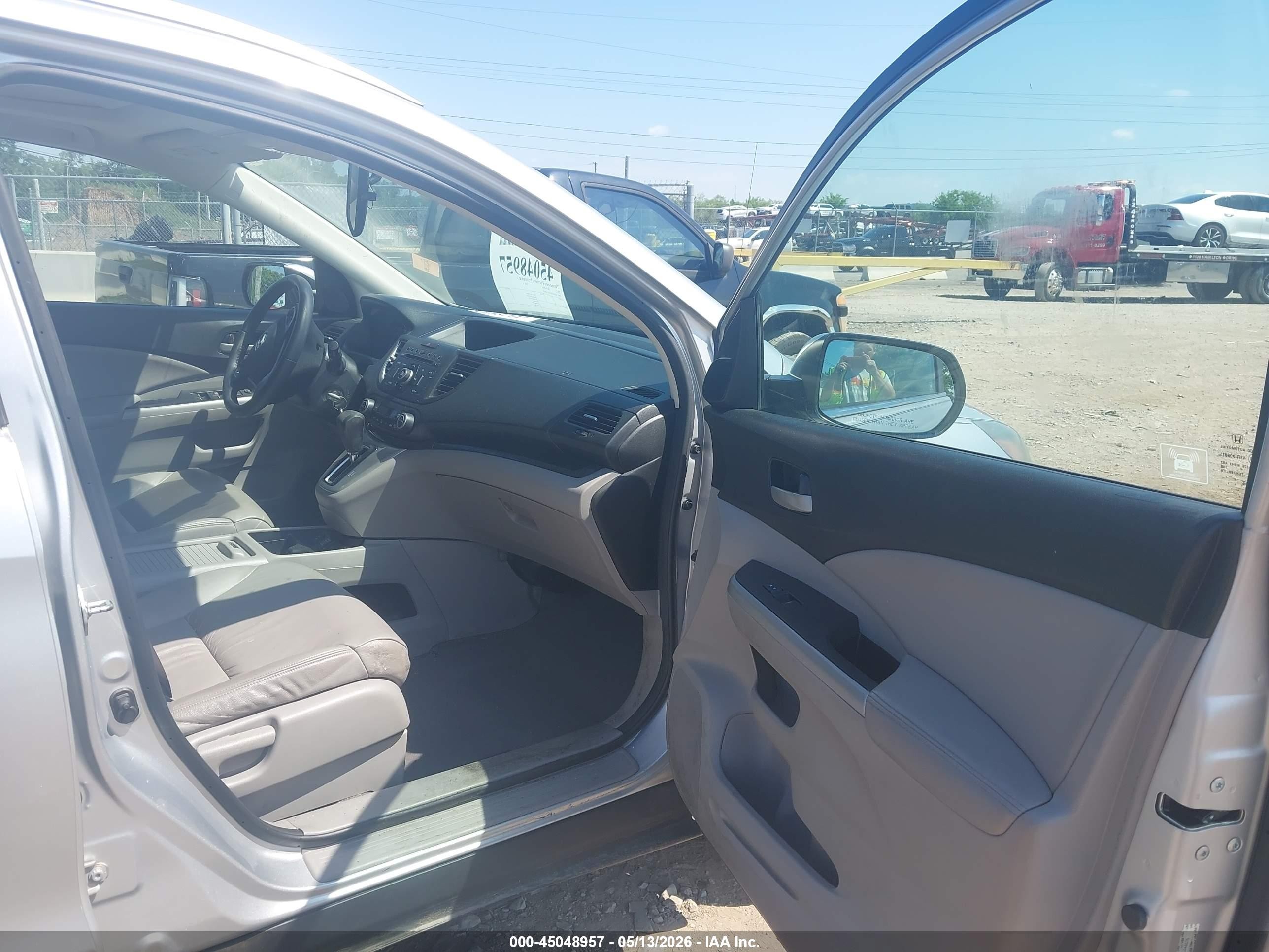 2012 Honda Cr-v Ex-l Серебряный vin: 5J6RM3H77CL045075