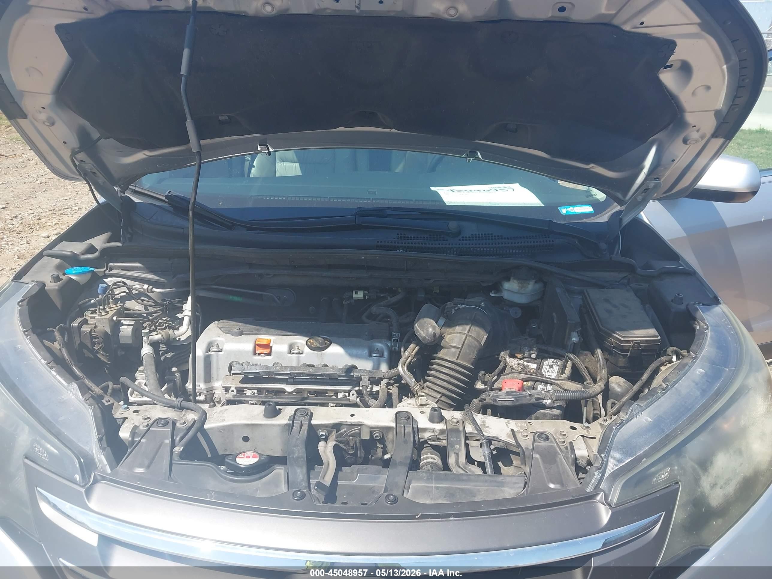 2012 Honda Cr-v Ex-l Серебряный vin: 5J6RM3H77CL045075