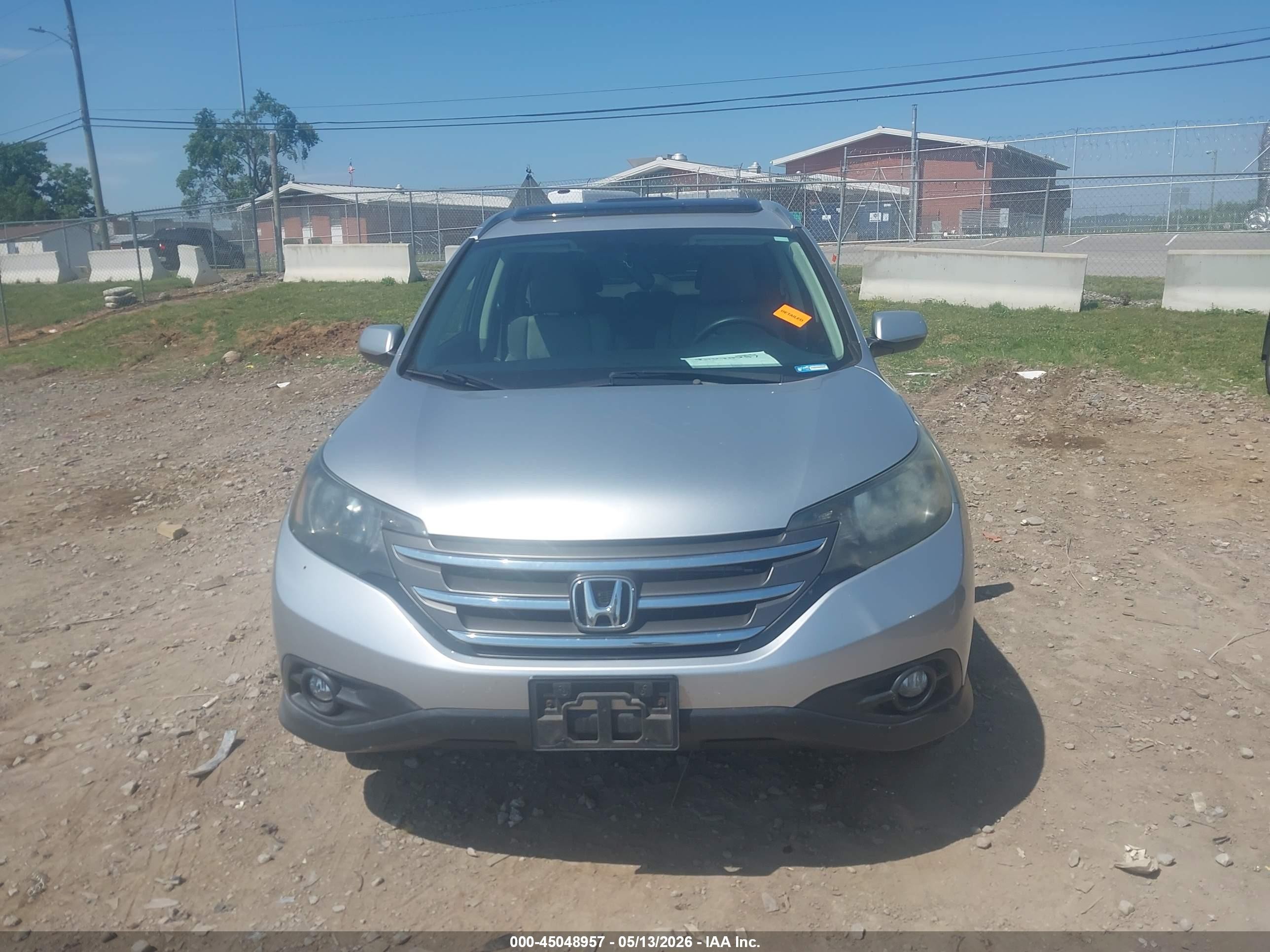2012 Honda Cr-v Ex-l Серебряный vin: 5J6RM3H77CL045075
