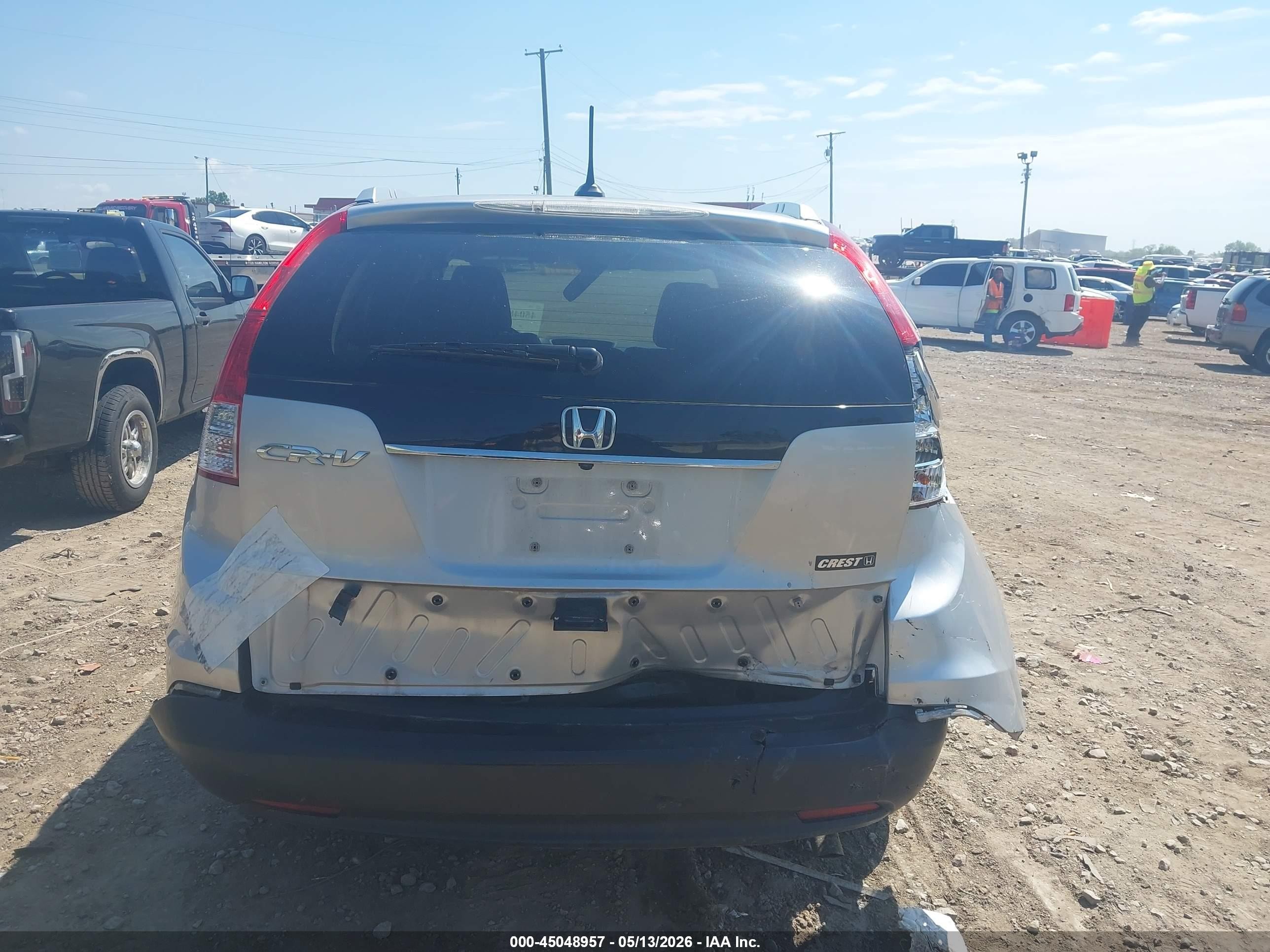 2012 Honda Cr-v Ex-l Серебряный vin: 5J6RM3H77CL045075
