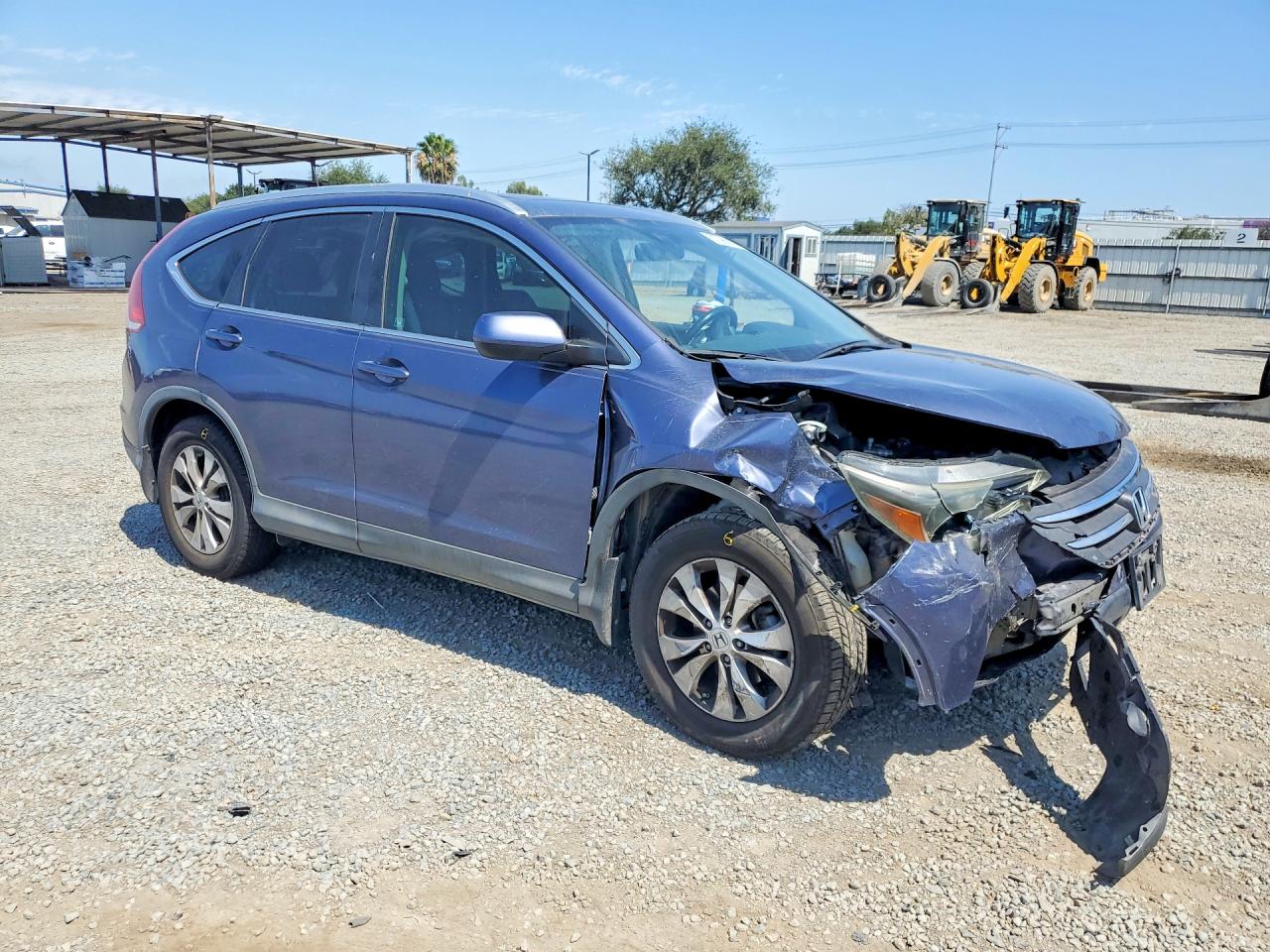 2012 Honda Cr-v Exl Blue vin: 5J6RM3H77CL047215