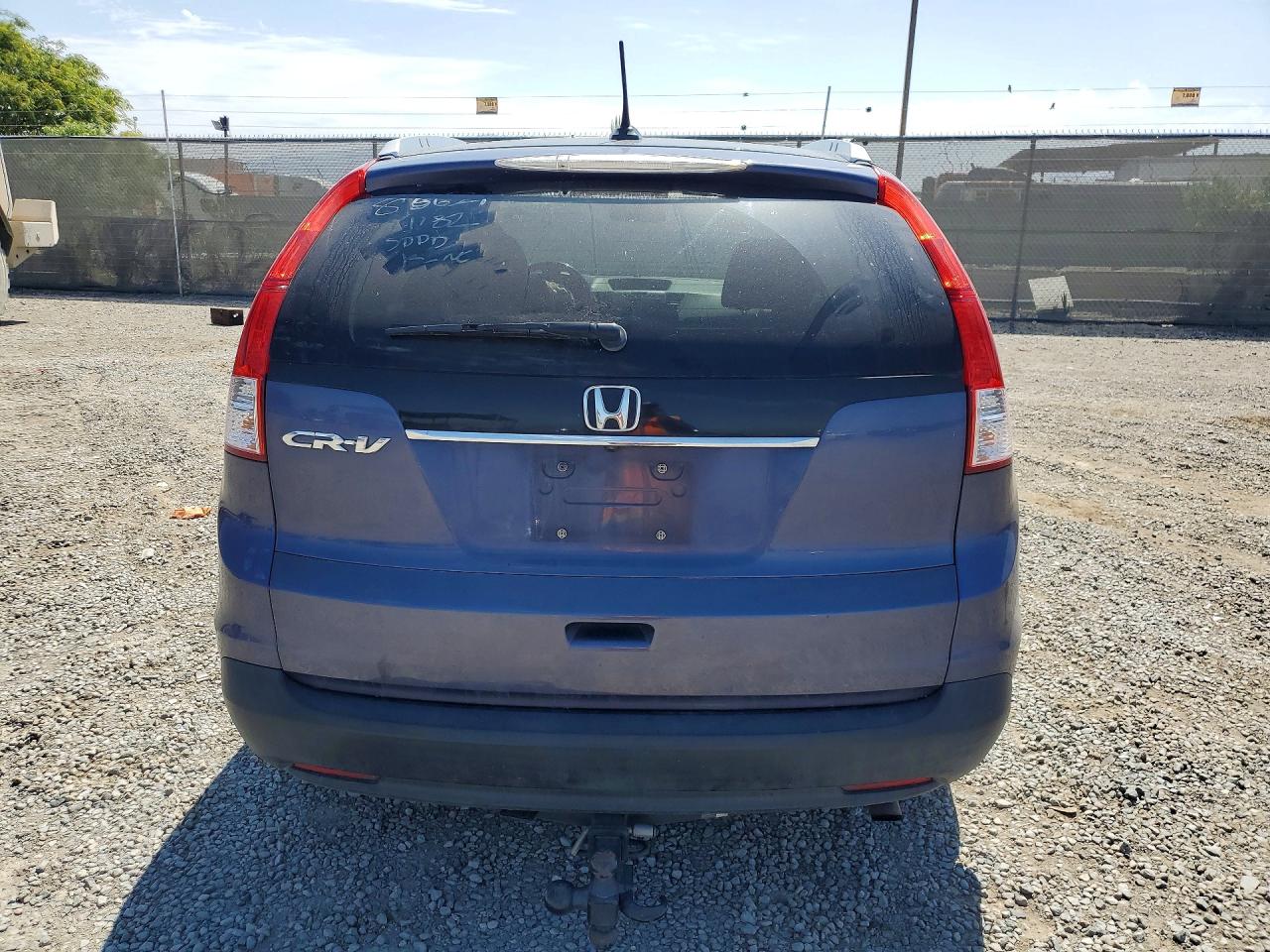 2012 Honda Cr-v Exl Blue vin: 5J6RM3H77CL047215