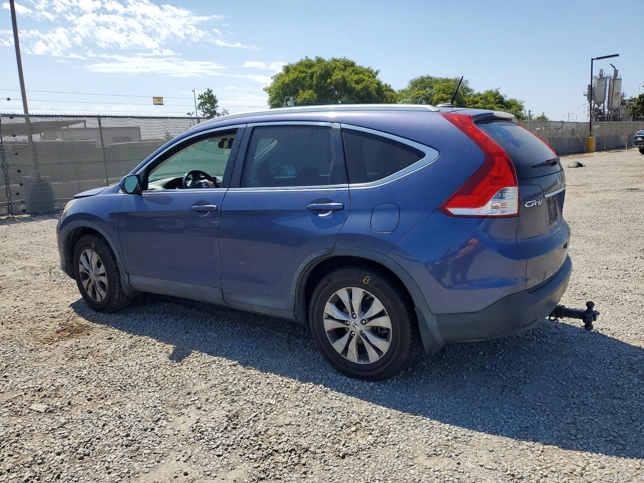2012 Honda Cr-v Exl Blue vin: 5J6RM3H77CL047215