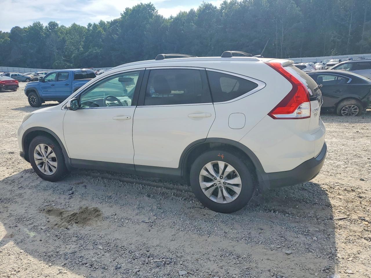 2013 Honda Cr-v Exl White vin: 5J6RM3H77DL006116