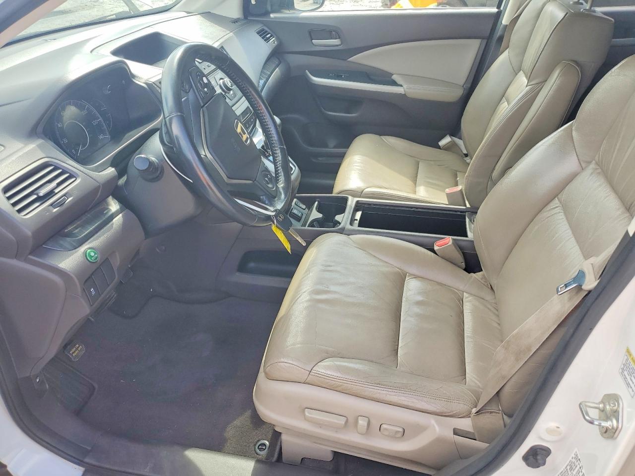 2013 Honda Cr-v Exl White vin: 5J6RM3H77DL006116