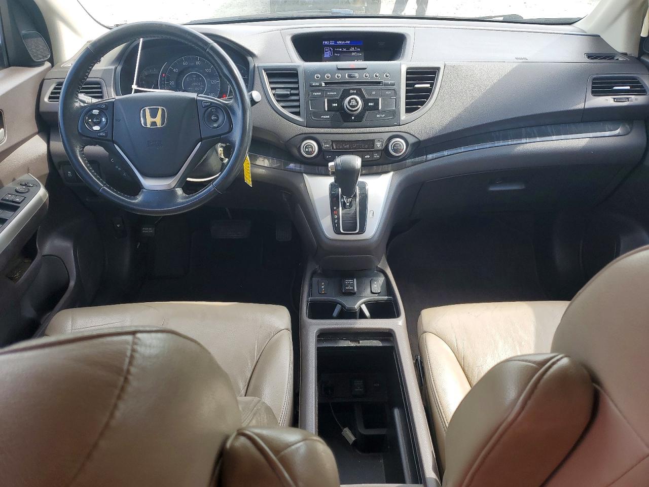 2013 Honda Cr-v Exl White vin: 5J6RM3H77DL006116