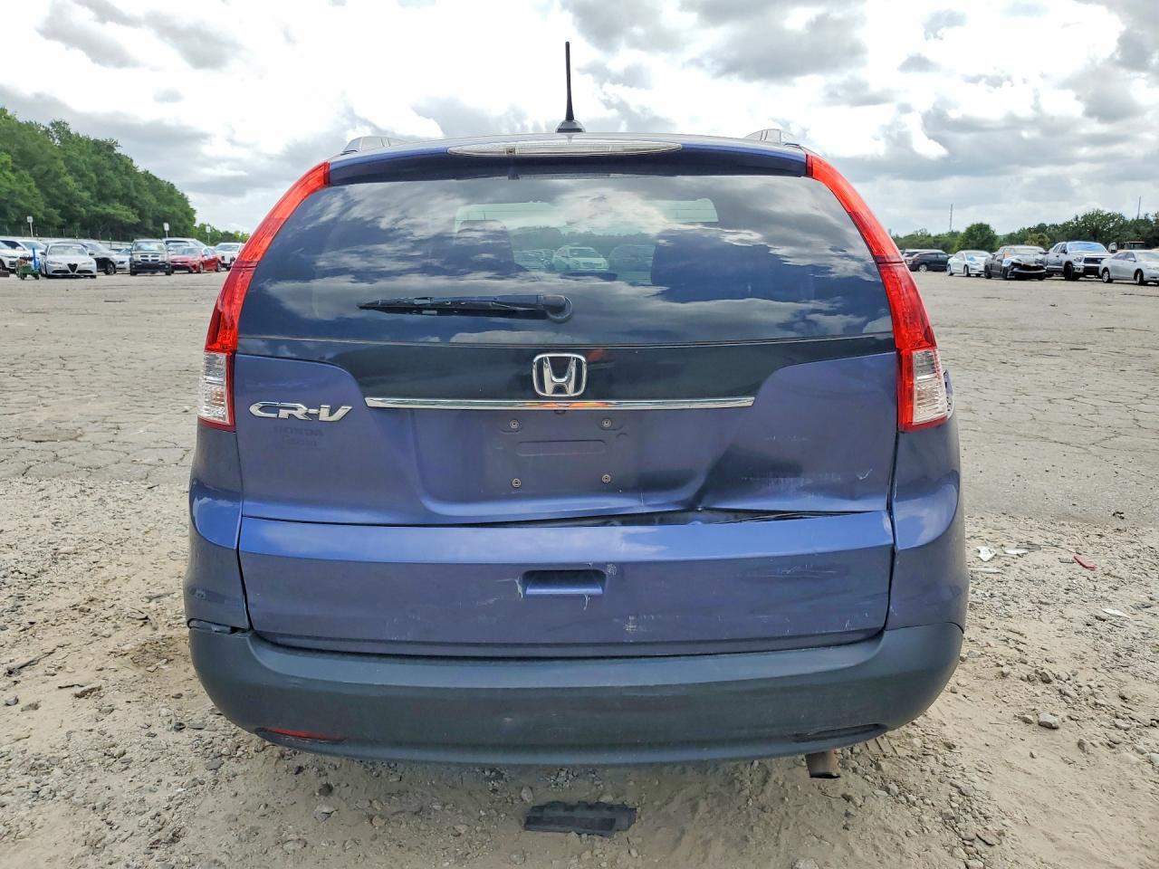 2013 Honda Cr-v Exl Blue vin: 5J6RM3H77DL009324