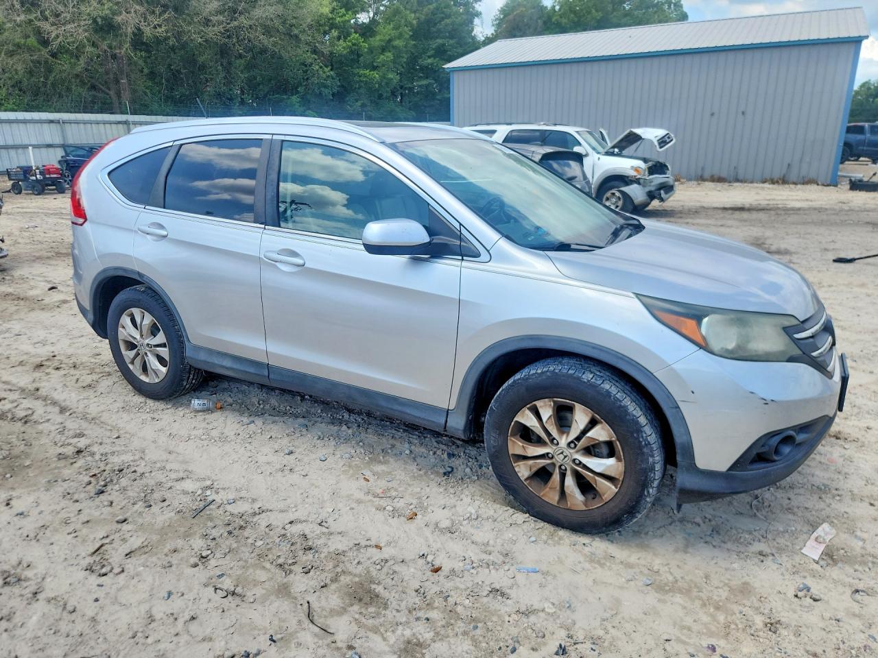2013 Honda Cr-v Exl Серый vin: 5J6RM3H77DL016080