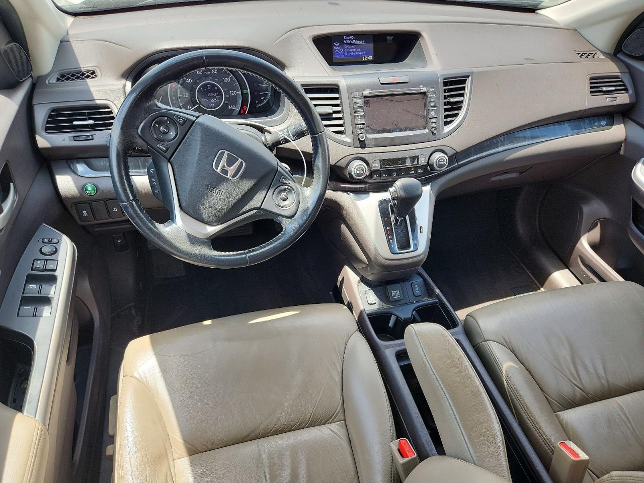 2014 Honda Cr-v Exl White vin: 5J6RM3H77EL006621