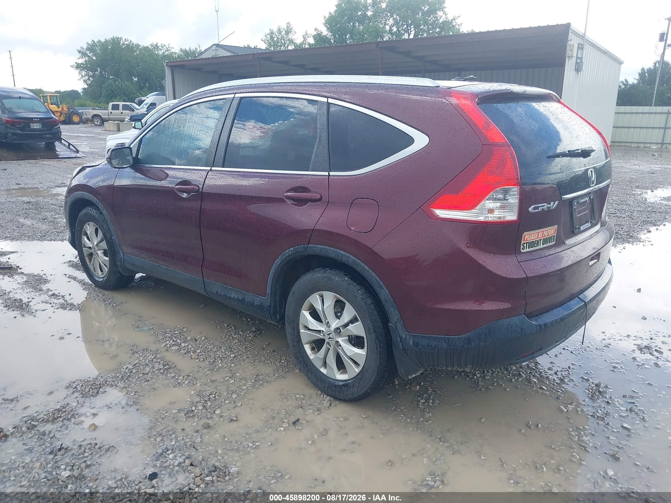 2014 Honda Cr-v Ex-l vin: 5J6RM3H77EL009485