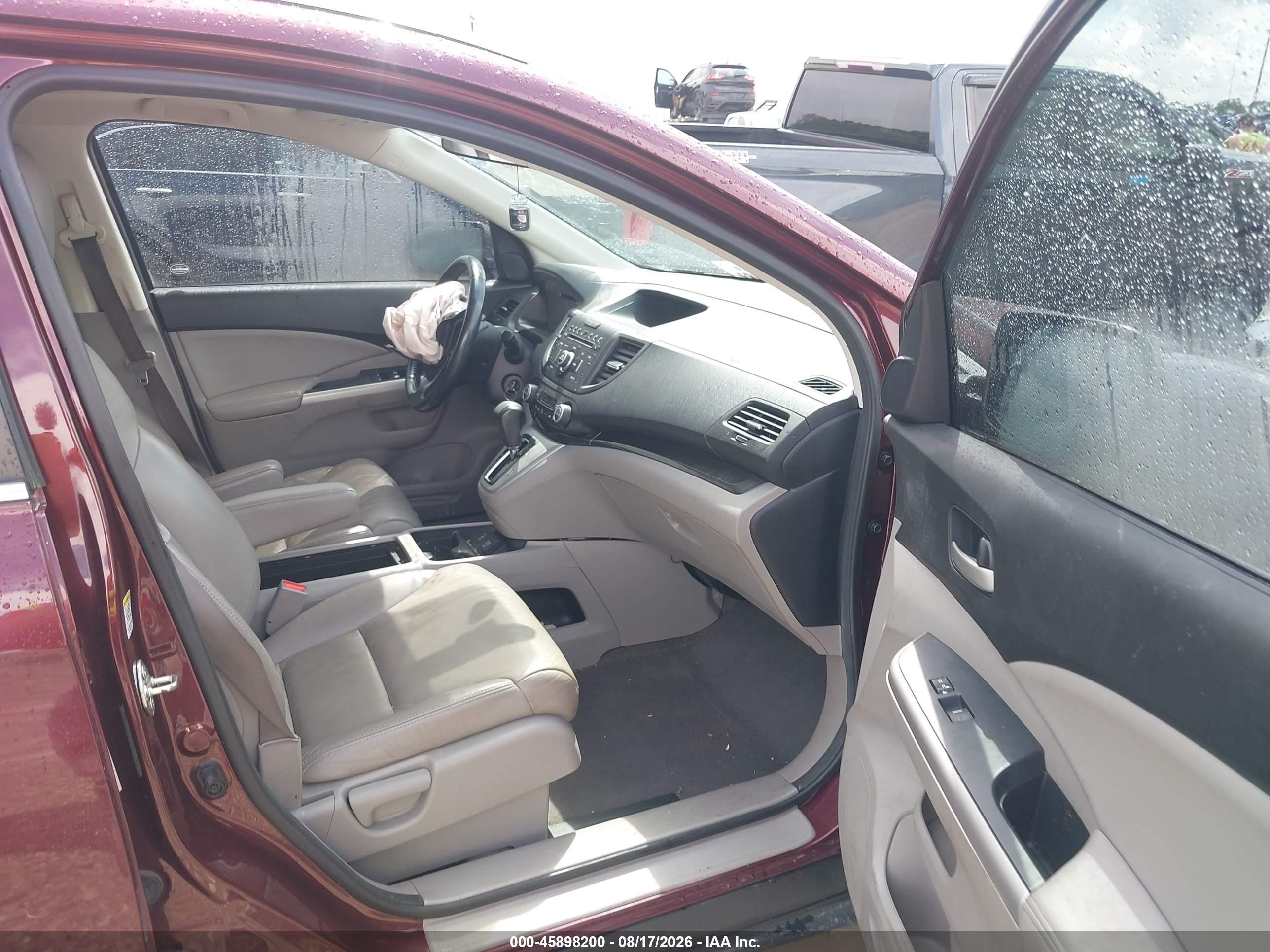 2014 Honda Cr-v Ex-l vin: 5J6RM3H77EL009485
